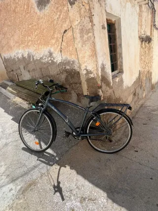 Bicicleta urbana negra