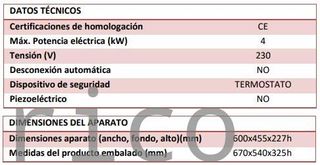 Plancha Eléctrica Acero Laminado Serie 100 - PLCE6100