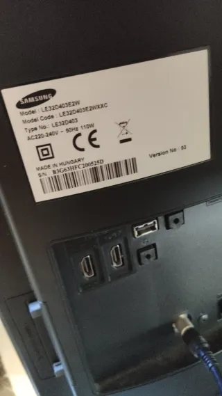 Samsung TV LED 32" Full HD USB VGA