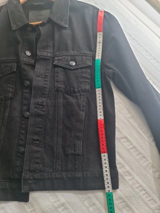 Chaqueta vaquera negra Mango hombre Talla M