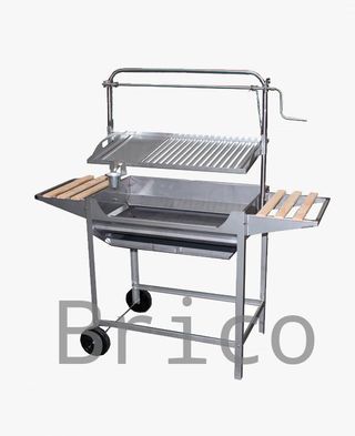 Barbacoa Premium Acero Inoxidable 140x50x124 cm TROIA CX BR - Orework