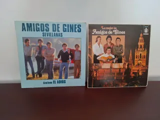 2 Vinilos Sevillanas Amigos de Gines