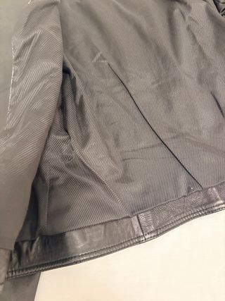Cazadora Piel Massimo Dutti Negra