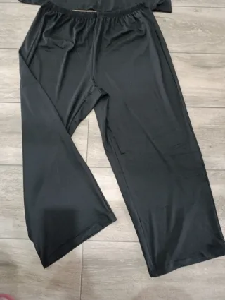 Conjunto Verano Mujer Negro Encaje