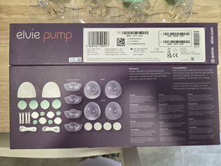 Sacaleches Elvie Pump Doble Inalámbrico +Repuestos