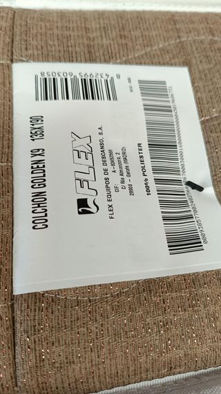 Colchón 135x190 Golden Flex Nuevo