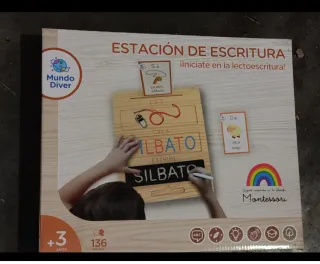 Estación Lectoescritura Montessori Mayúsculas