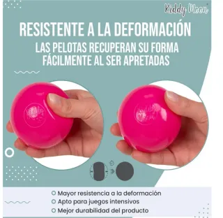 Bolas de colores para piscina 400 uds.