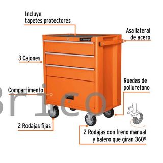 Carro Sin Herramientas 4 Cajones - Truper