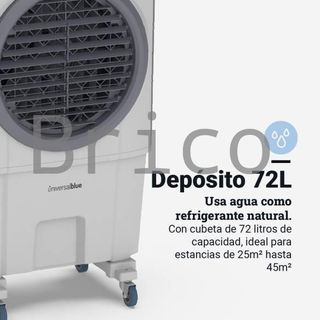 Climatizador 72L Modo Frío y Evaporación - TULUM 8072