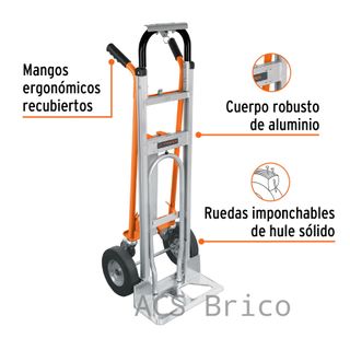 Carretilla Convertible Almacén Aluminio - Truper