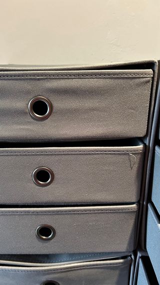 Mini comoda cajonera de tela Ikea