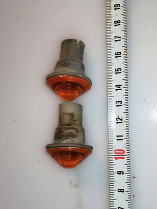 2 Pilotos Intermitentes Naranja Coches Clásicos