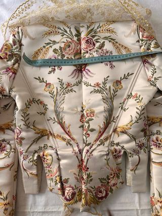 Vestido de Fallera Blanco y Rojo