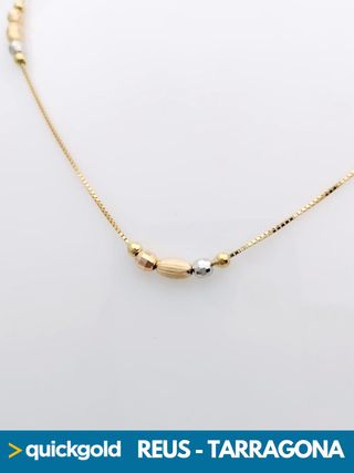 035-02-00774 CADENA ORO 18K VENECIANA 42.5 CM