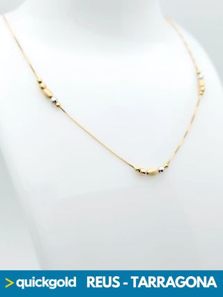 035-02-00774 CADENA ORO 18K VENECIANA 42.5 CM