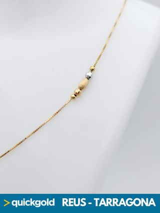035-02-00774 CADENA ORO 18K VENECIANA 42.5 CM