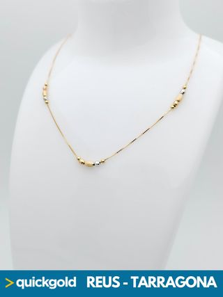 035-02-00774 CADENA ORO 18K VENECIANA 42.5 CM