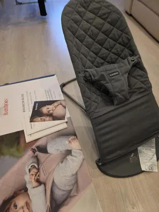 Babybjörn Hamaca Bliss Algodón Gris