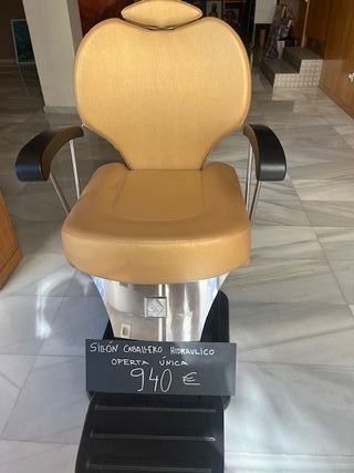Sillón Peluquería Caballero Elevable Reclinable