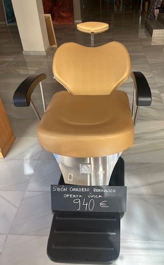 Sillón Peluquería Caballero Elevable Reclinable