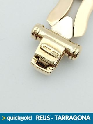 035-05-00372 ORO 18K  PULSERA BICOLOR 27.08GR