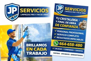 Limpieza y Mantenimiento de cristales