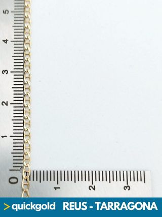 035-02-00574 CADENA ORO DE 18K BILBAO 45.5CM