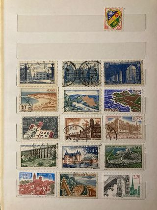 Album francobolli Francia / Grecia / Monaco