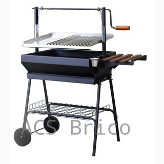 Barbacoa Brava Con Ruedas 80x50x115 cm - Orework