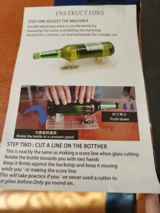 Cortador de botellas de vidrio