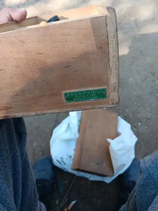 Maletín negro de piel sintética