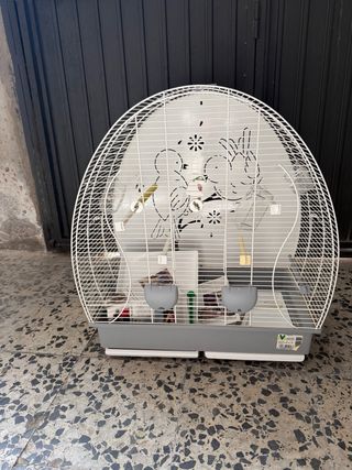 Jaula grande para pájaros