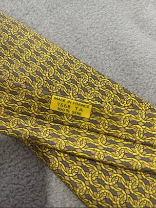 Cravatta Hermes Paris Catena Dorata