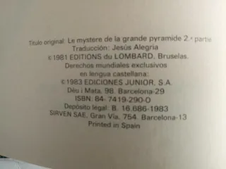 El misterio de la gran pirámide Volumen 1 y 2.