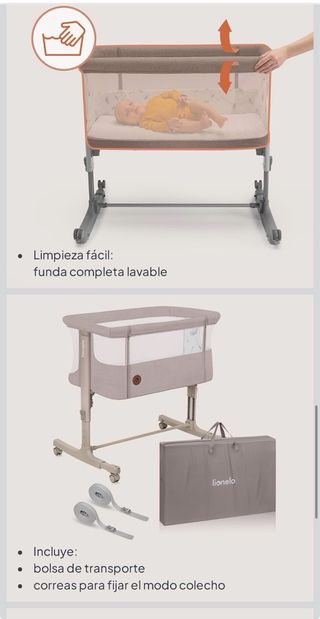 Cuna colecho bebé Lionelo