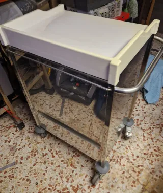 Carro médico Inox con cajones