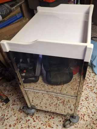 Carro médico Inox con cajones