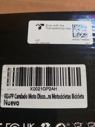 Candado Alarma REAPP PC1406 Moto/Bici