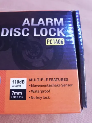 Candado Alarma REAPP PC1406 Moto/Bici