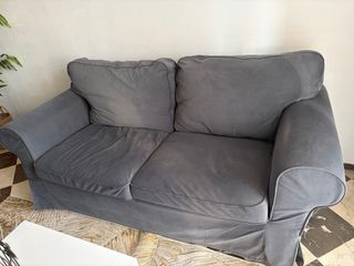 Sofá 2 plazas Ikea gris