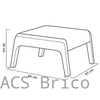 Muebles Jardín Miami Grafito