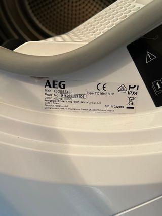 Secadora AEG AVERIADA - Bomba de calor