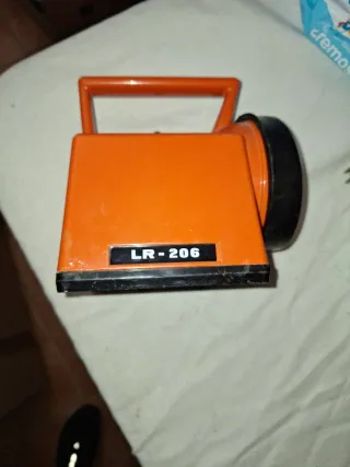 Antigua Lámpara Ferrocarril Naranja