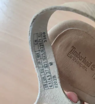 Sandalias Timberland Tacón Beige