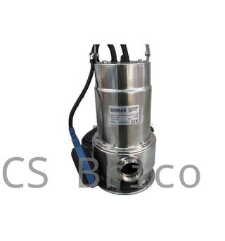 Bomba Sumergible Aguas Sucias 1000w Inox