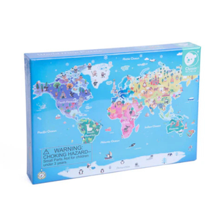 Puzzle Mundo Geografía Didáctico Classic World