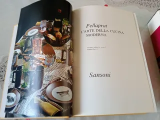 Libro L'arte della cucina moderna Pellaprat 1968