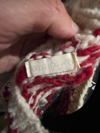 Jersey Oysho Beige y Rojo