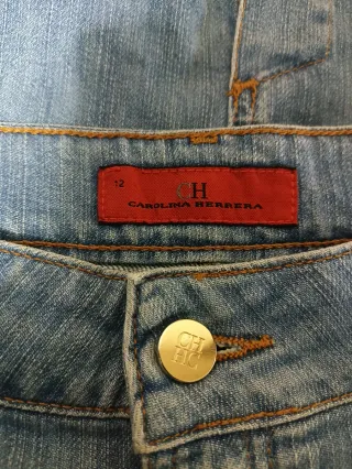 Falda vaquera Carolina Herrera